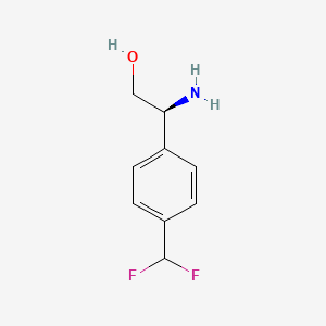 (S)-2-amino-2-(4-(difluoromethyl)phenyl)ethan-1-ol