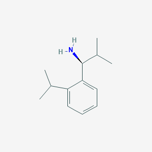 (S)-1-(2-Isopropylphenyl)-2-methylpropan-1-amine