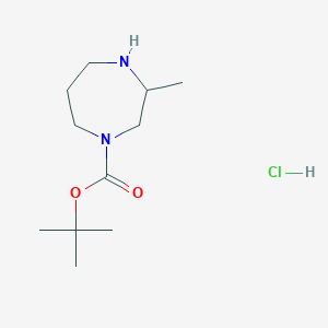 tert-Butyl 3-methyl-1,4-diazepane-1-carboxylate hydrochloride