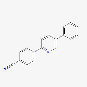 4-(5-Phenylpyridin-2-yl)benzonitrile