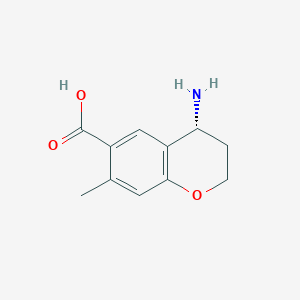 (R)-4-amino-7-methylchromane-6-carboxylic acid hydrochloride