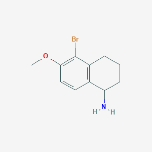 5-Bromo-6-methoxy-1,2,3,4-tetrahydronaphthalen-1-amine