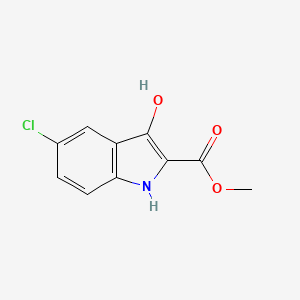 Methyl 5-chloro-3-hydroxy-1H-indole-2-carboxylate