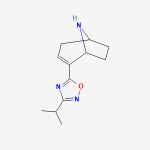 5-(8-Azabicyclo[3.2.1]oct-2-en-2-yl)-3-isopropyl-1,2,4-oxadiazole