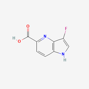 3-fluoro-1H-pyrrolo[3,2-b]pyridine-5-carboxylic acid