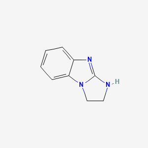 molecular formula C9H9N3 B1297269 2,3-Dihydro-1H-benzo[d]imidazo[1,2-a]imidazole CAS No. 24134-26-7