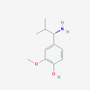 (S)-4-(1-Amino-2-methylpropyl)-2-methoxyphenol