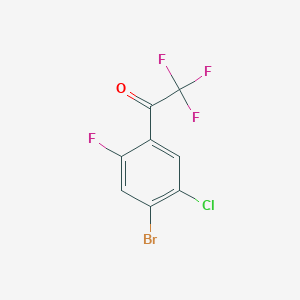 1-(4-Bromo-5-chloro-2-fluorophenyl)-2,2,2-trifluoroethanone