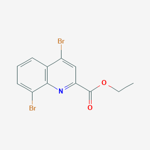 Ethyl 4,8-dibromoquinoline-2-carboxylate