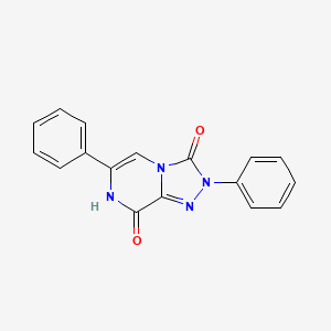 2,6-diphenyl-[1,2,4]triazolo[4,3-a]pyrazine-3,8(2H,7H)-dione