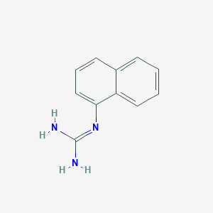 molecular formula C11H11N3 B1297284 N-萘基胍 CAS No. 46273-15-8