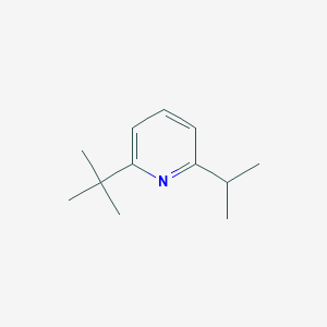 molecular formula C12H19N B12972840 2-t-Butyl-6-isopropylpyridine CAS No. 5402-34-6