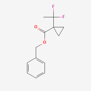 Benzyl 1-(1,1-difluoroethyl)cyclopropane-1-carboxylate