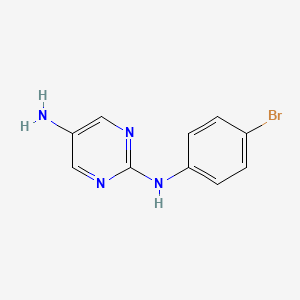 N2-(4-Bromophenyl)pyrimidine-2,5-diamine