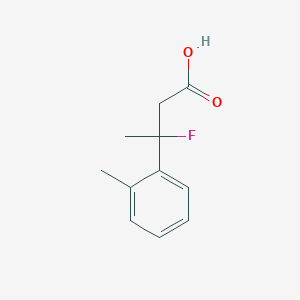 3-Fluoro-3-(o-tolyl)butanoic acid