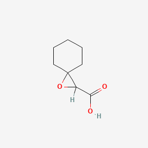 molecular formula C8H12O3 B1297291 1-Oxaspiro[2.5]octane-2-carboxylic acid CAS No. 6326-84-7