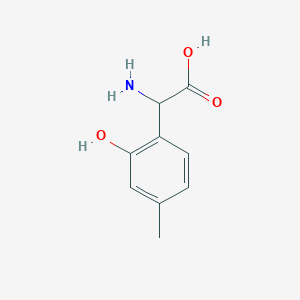 2-Amino-2-(2-hydroxy-4-methylphenyl)acetic acid