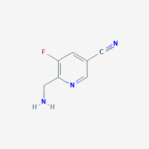 6-(Aminomethyl)-5-fluoronicotinonitrile