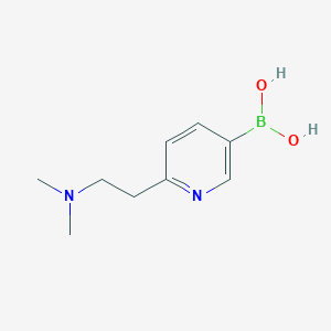 (6-(2-(Dimethylamino)ethyl)pyridin-3-yl)boronic acid