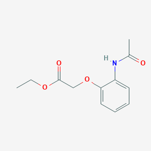 Ethyl 2-(2-acetamidophenoxy)acetate