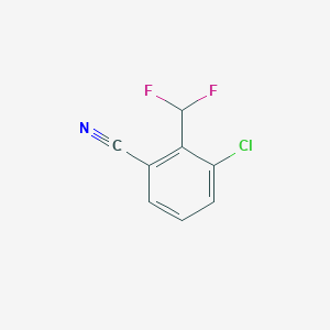 3-Chloro-2-(difluoromethyl)benzonitrile