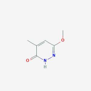 molecular formula C6H8N2O2 B12973039 6-Methoxy-4-methylpyridazin-3(2H)-one 