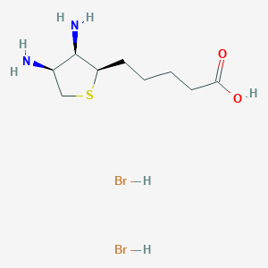 5-((2R,3R,4S)-3,4-Diaminotetrahydrothiophen-2-yl)pentanoic acid dihydrobromide