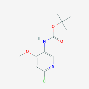 tert-Butyl (6-chloro-4-methoxypyridin-3-yl)carbamate