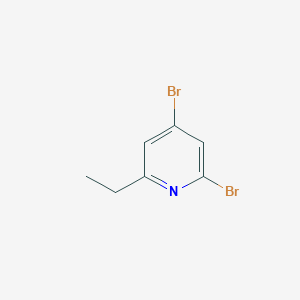 2,4-Dibromo-6-ethylpyridine