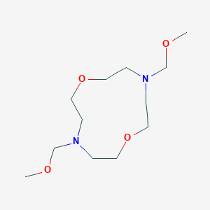molecular formula C12H26N2O4 B129731 4,10-Bis(methoxymethyl)-1,7-dioxa-4,10-diazacyclododecane CAS No. 142273-75-4