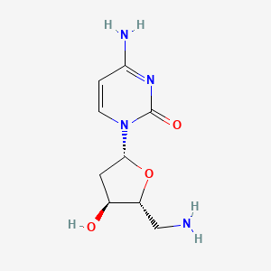 4-Amino-1-((2R,4S,5R)-5-(aminomethyl)-4-hydroxytetrahydrofuran-2-yl)pyrimidin-2(1H)-one