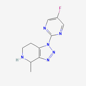 1-(5-fluoropyrimidin-2-yl)-4-methyl-4,5,6,7-tetrahydro-1H-[1,2,3]triazolo[4,5-c]pyridine