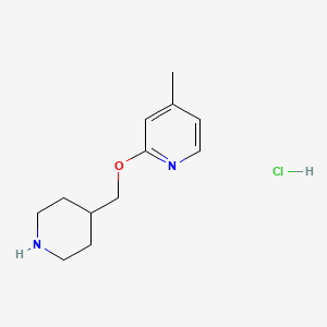 4-Methyl-2-(piperidin-4-ylmethoxy)pyridine hydrochloride