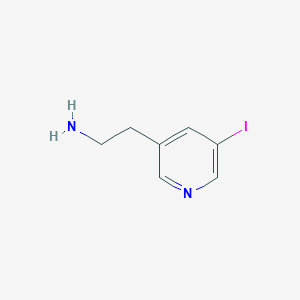 2-(5-Iodopyridin-3-yl)ethanamine