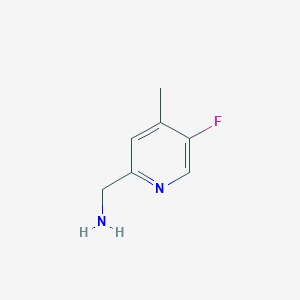 (5-Fluoro-4-methylpyridin-2-YL)methanamine