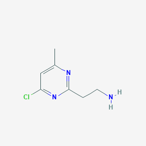 2-(4-Chloro-6-methylpyrimidin-2-YL)ethanamine