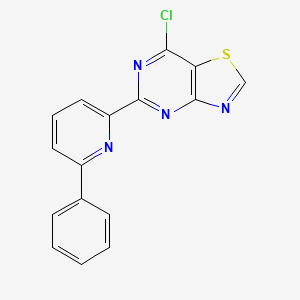 7-Chloro-5-(6-phenylpyridin-2-yl)thiazolo[4,5-d]pyrimidine