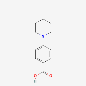 molecular formula C13H17NO2 B1297317 4-(4-甲基哌啶-1-基)苯甲酸 CAS No. 97096-92-9