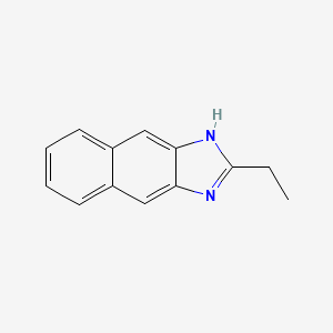 molecular formula C13H12N2 B12973171 2-Ethyl-1H-naphtho[2,3-D]imidazole 