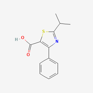 2-Isopropyl-4-phenylthiazole-5-carboxylic acid