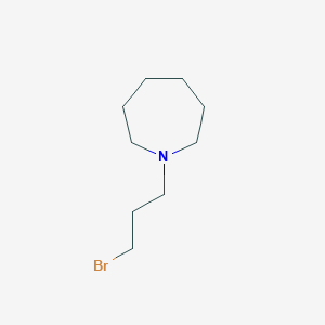 molecular formula C9H18BrN B12973178 1-(3-Bromopropyl)azepane 