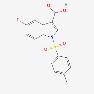 5-Fluoro-1-tosyl-1H-indole-3-carboxylic acid