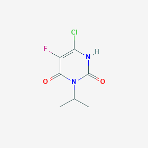 6-Chloro-5-fluoro-3-isopropylpyrimidine-2,4(1H,3H)-dione