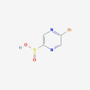 5-Bromopyrazine-2-sulfinic acid