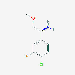 (S)-1-(3-bromo-4-chlorophenyl)-2-methoxyethan-1-amine