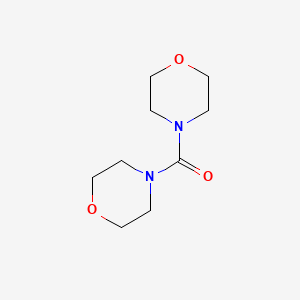 molecular formula C9H16N2O3 B1297325 二吗啉甲酮 CAS No. 38952-62-4
