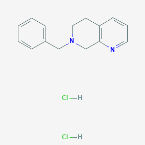 7-Benzyl-5,6,7,8-tetrahydro-1,7-naphthyridine dihydrochloride