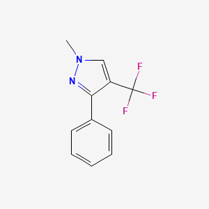 1-methyl-3-phenyl-4-(trifluoromethyl)-1H-pyrazole