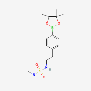 N,N-Dimethyl-N'-[2-[4-(4,4,5,5-tetramethyl-1,3,2-dioxaborolan-2-yl)phenyl]ethyl]-Sulfamide