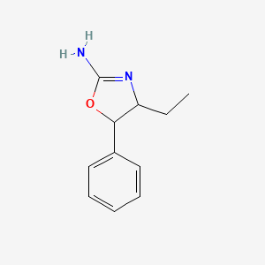 4-Ethyl-5-phenyl-4,5-dihydrooxazol-2-amine